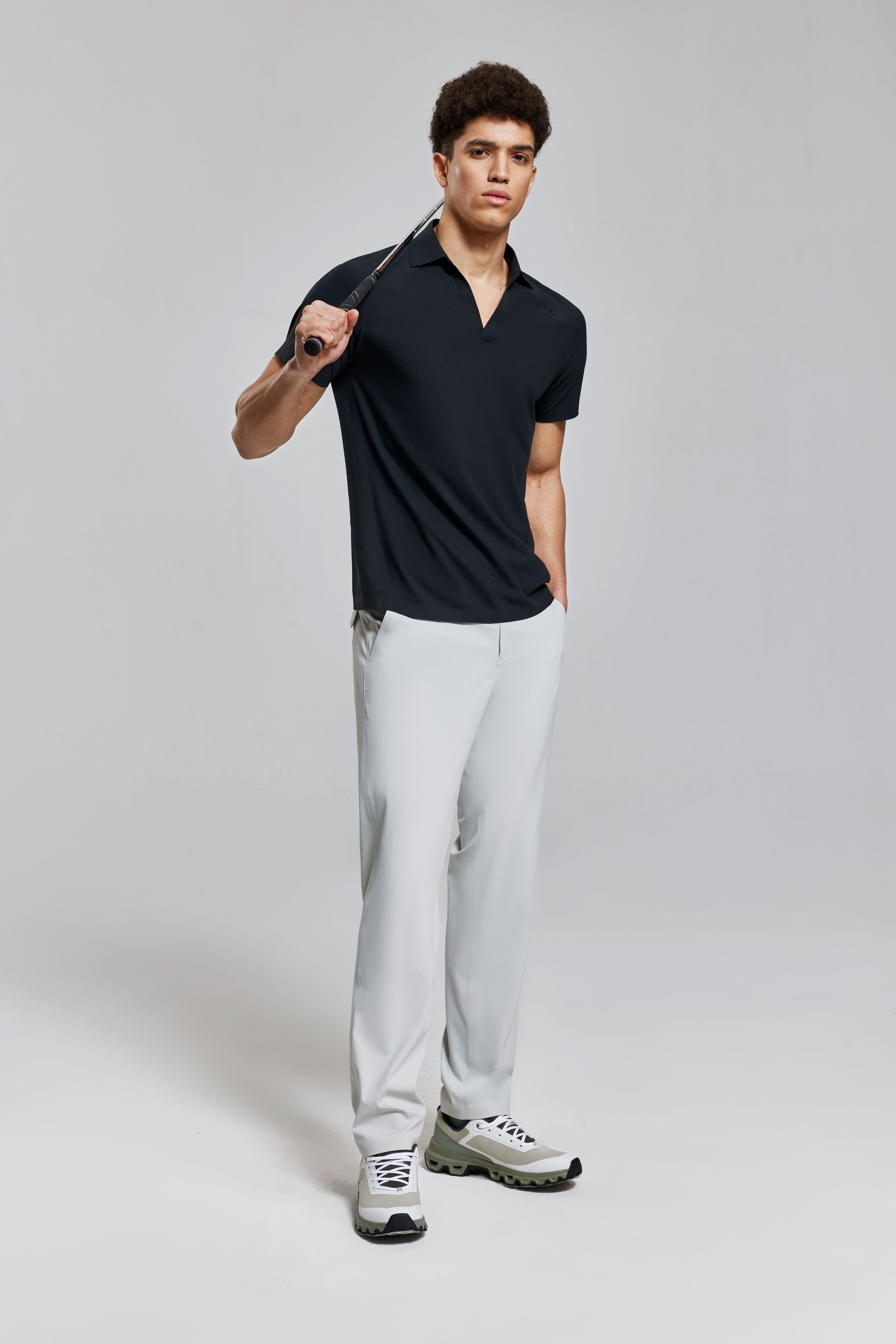 V-Neck Polo Tee