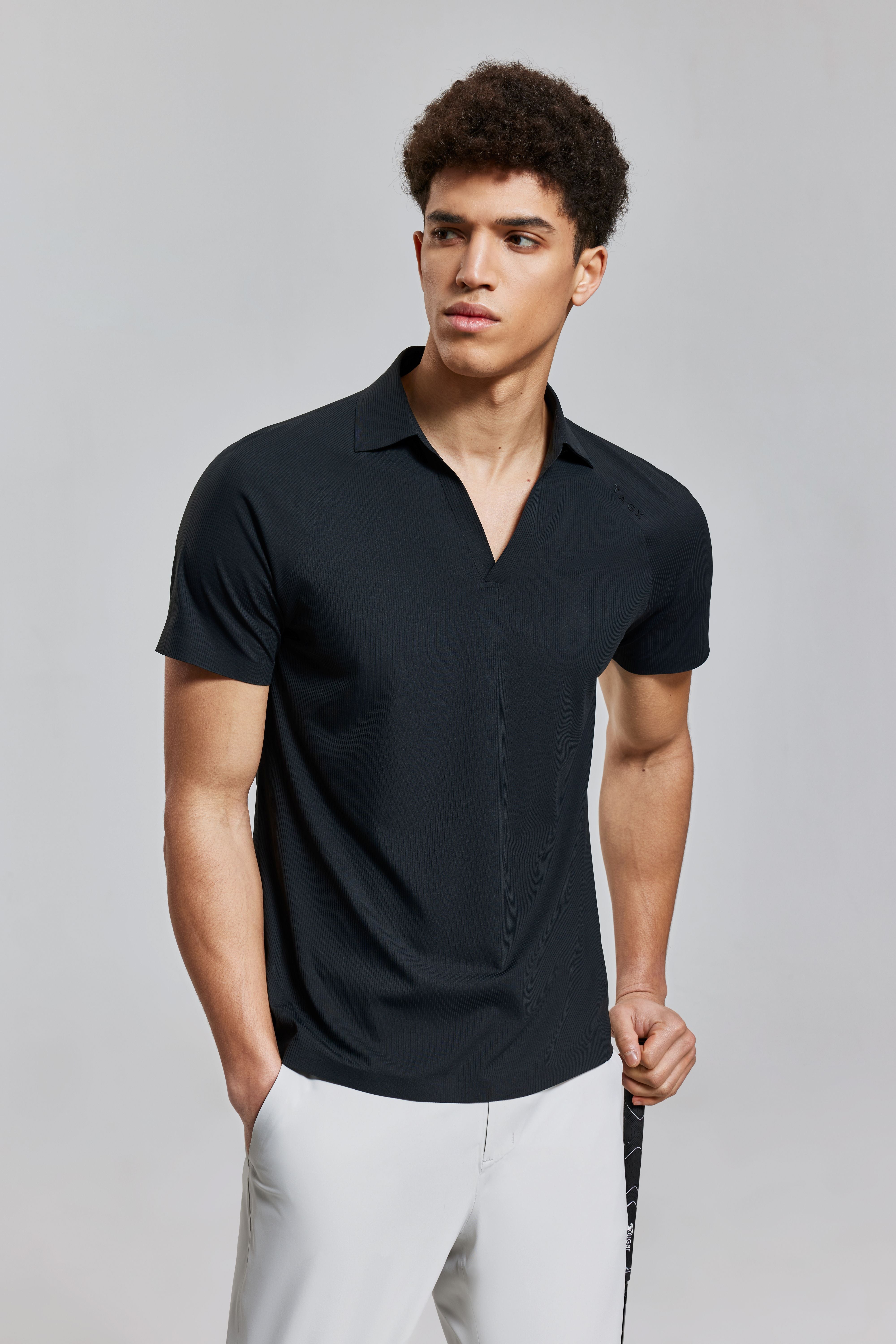 V-Neck Polo Tee