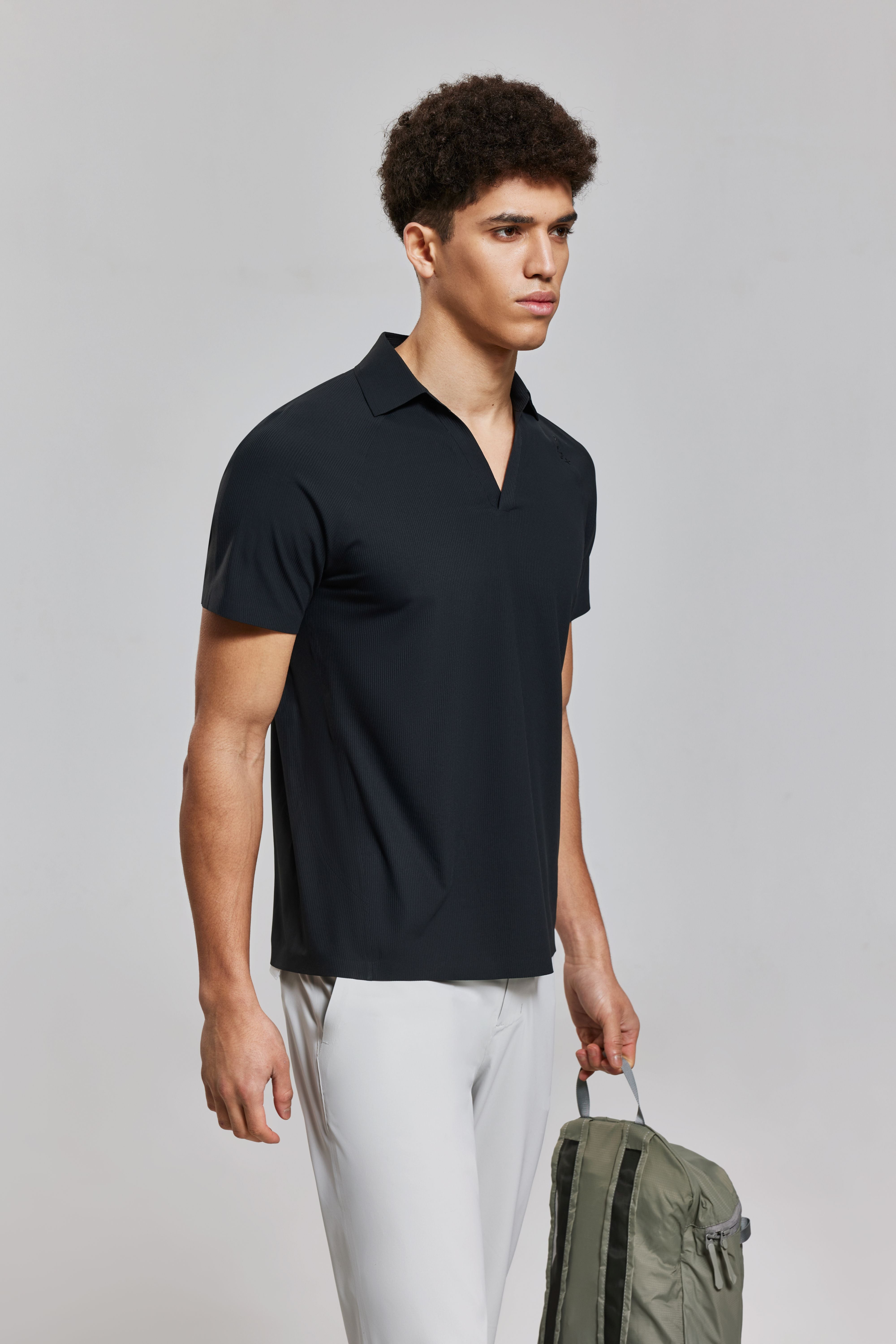 Day Off: V-Neck Polo Tee