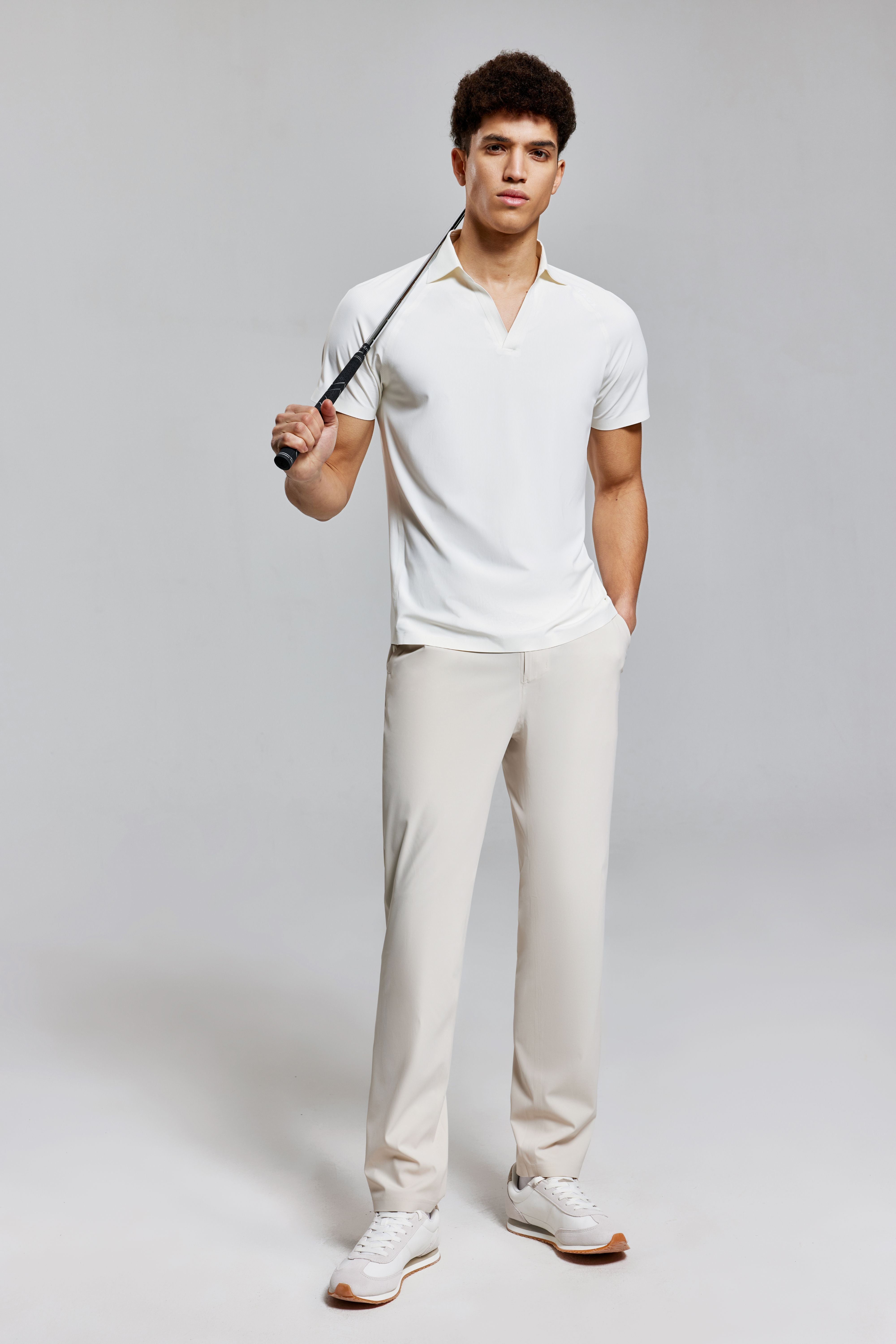 V-Neck Polo Tee
