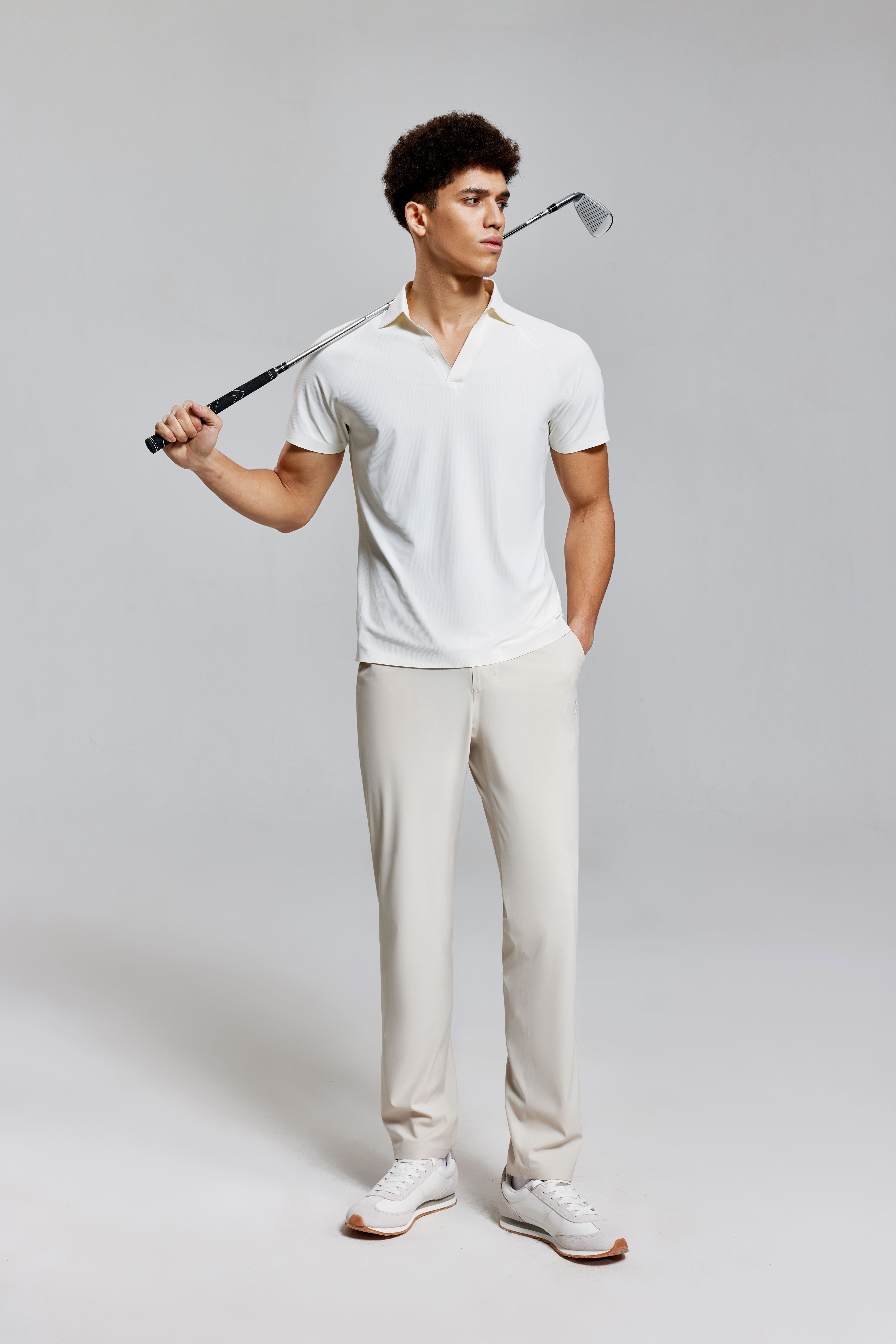 V-Neck Polo Tee