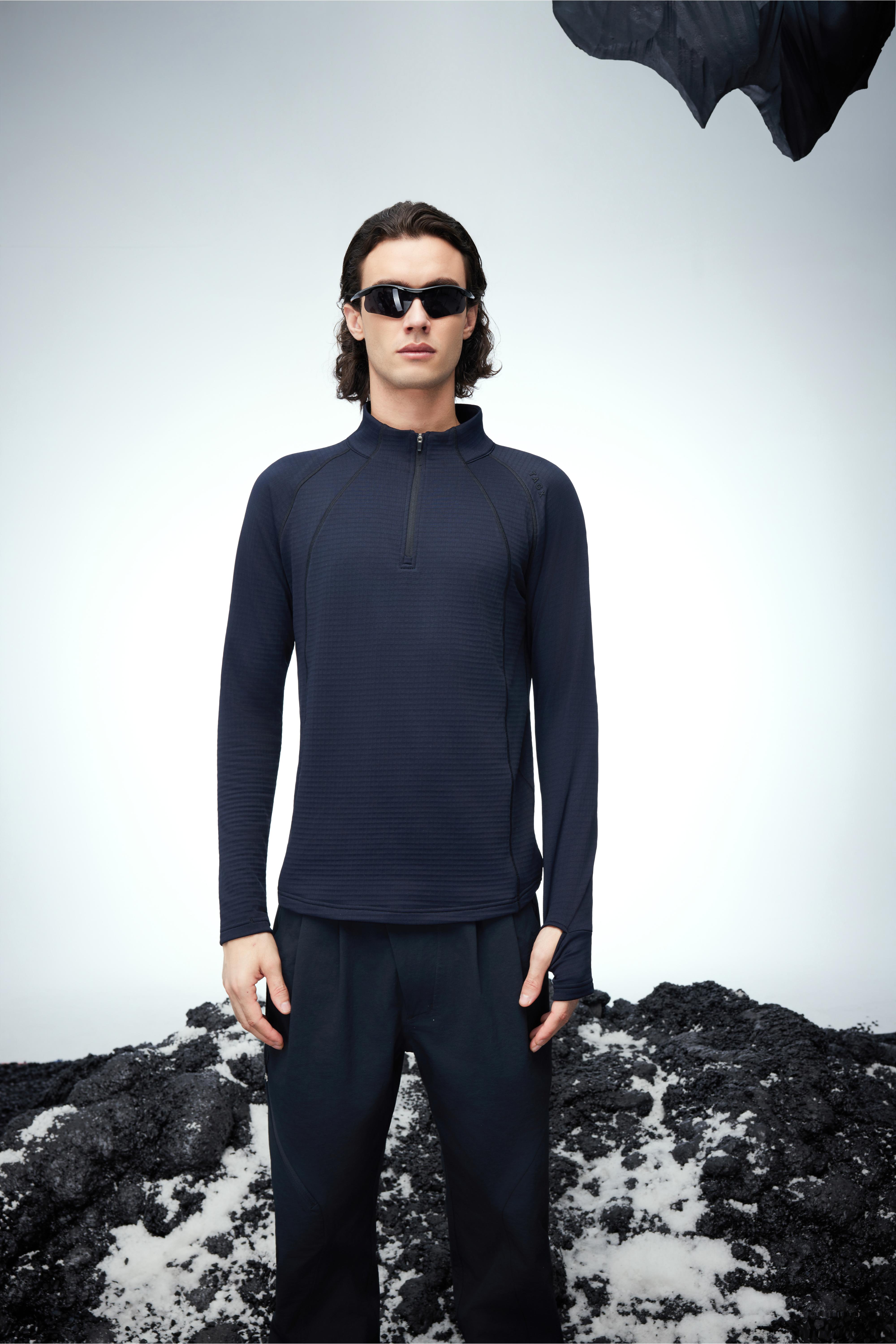 Padded Quarter-Zip Pullover