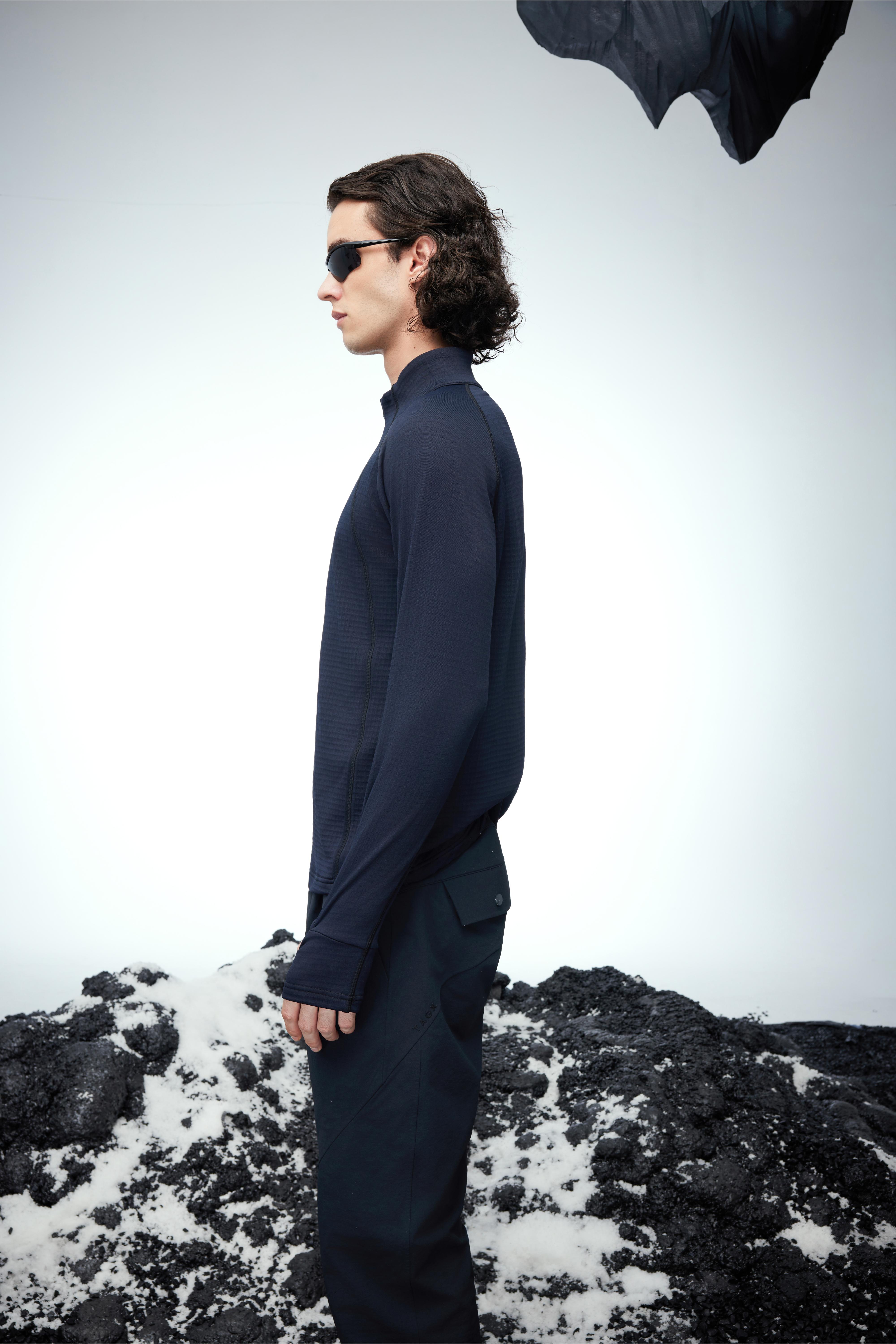 Padded Quarter-Zip Pullover