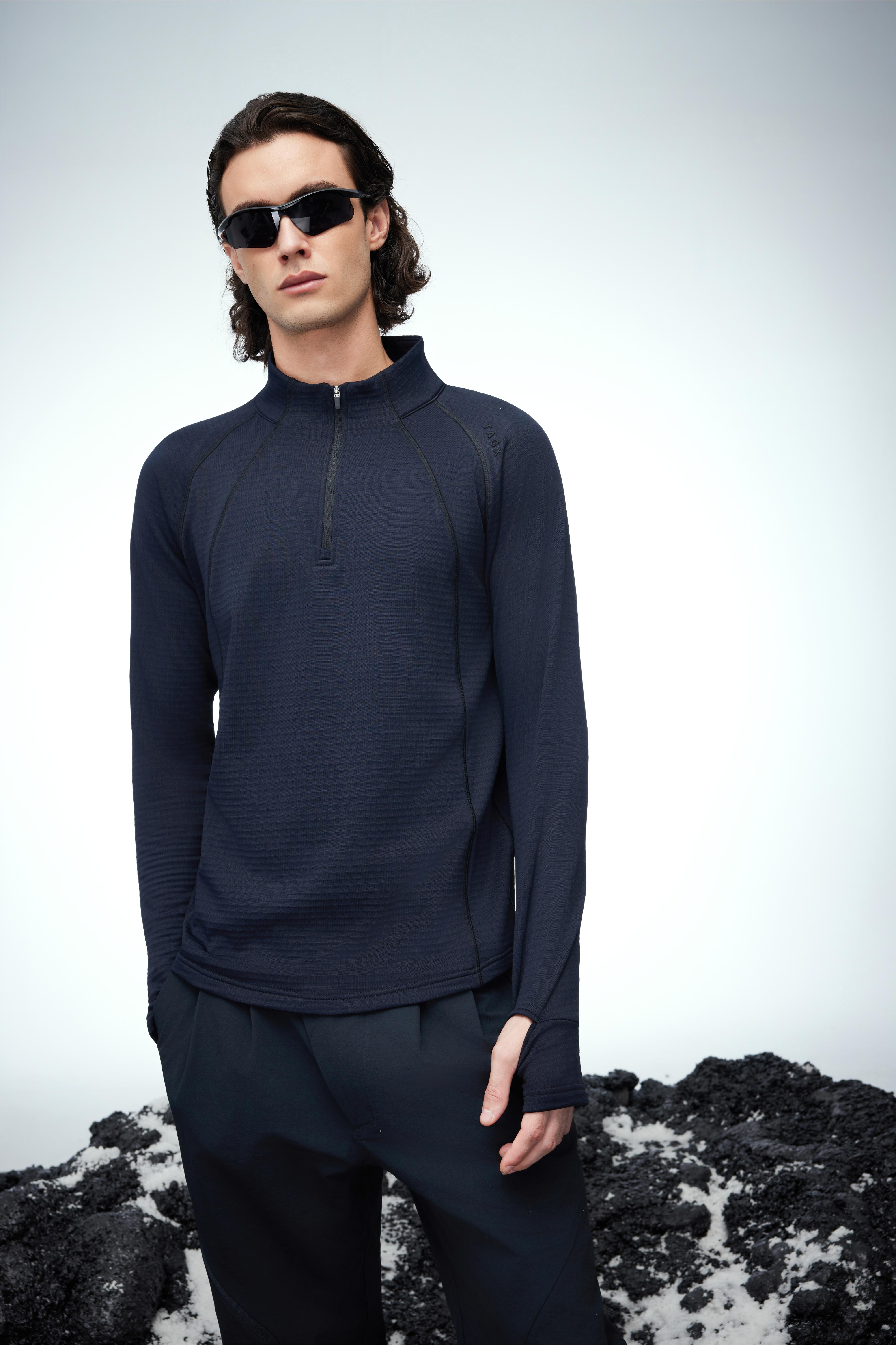 Padded Quarter-Zip Pullover