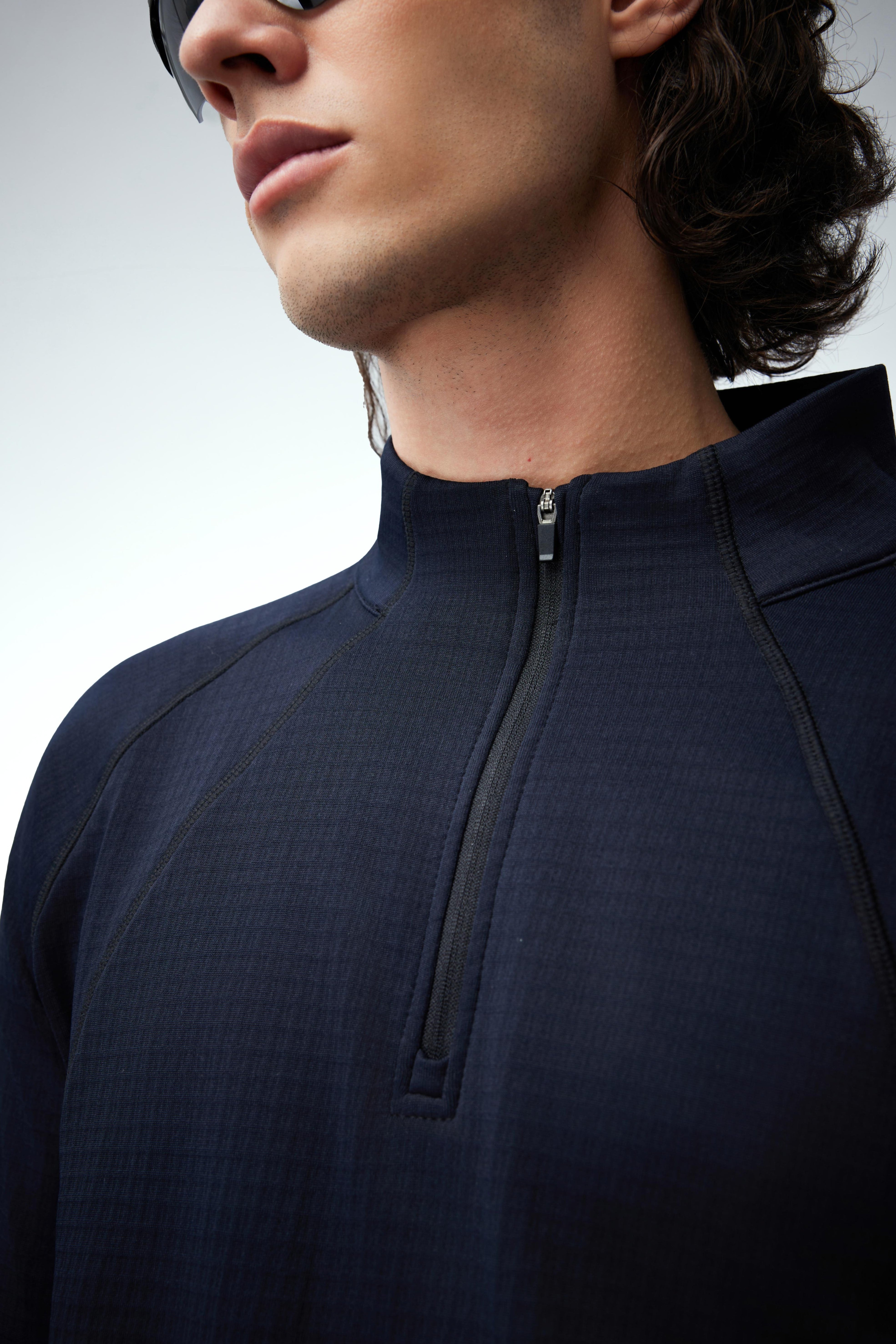 Padded Quarter-Zip Pullover
