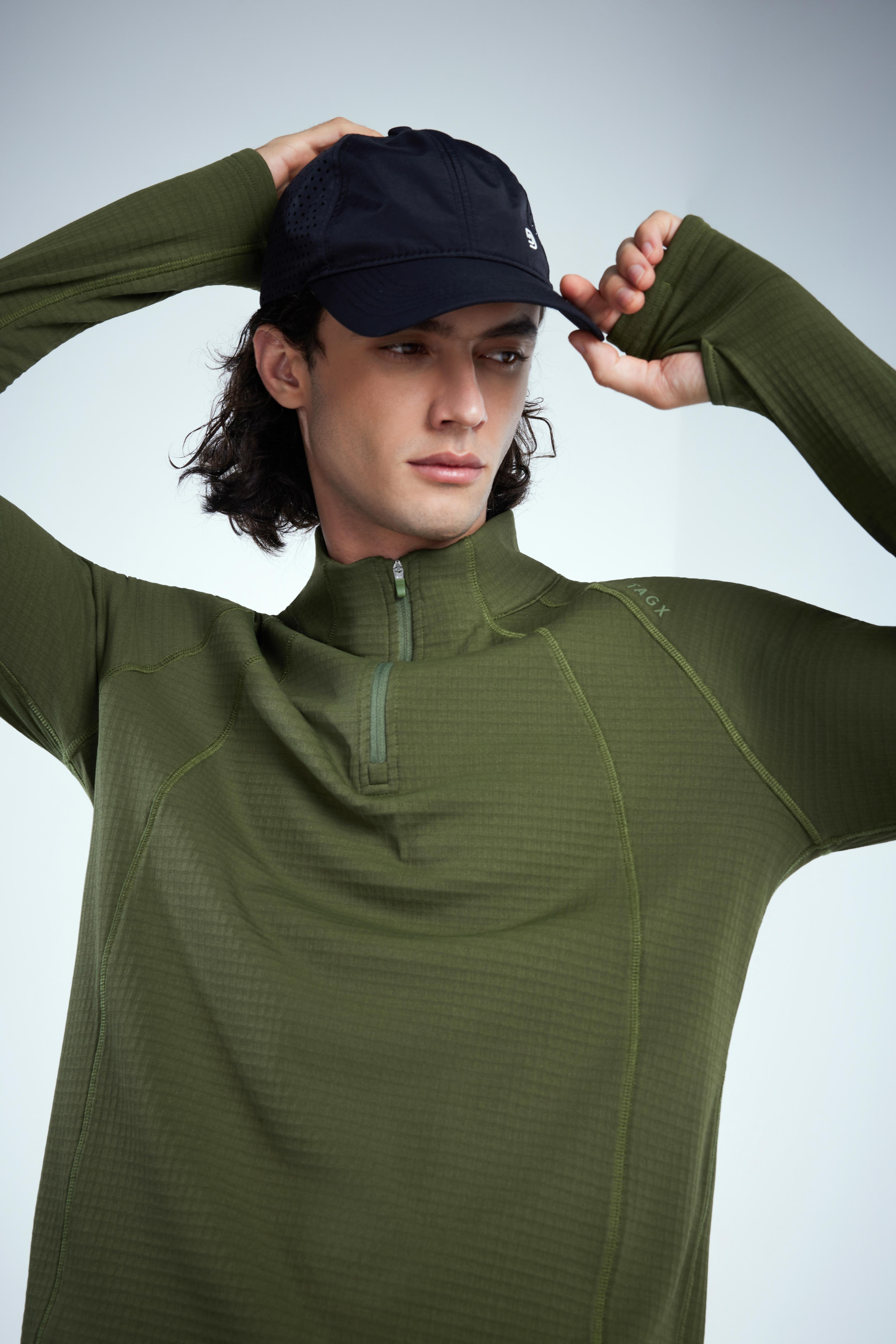 Day Off: Padded Quarter-Zip Pullover